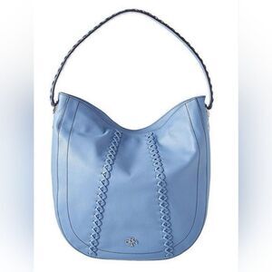 orYANY Chelsea Hobo Bag Sky Blue Braided Handle Storage Gorgeous NWT